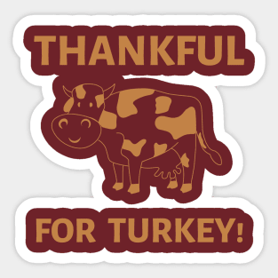 FUNNY THANKSGIVING Sticker